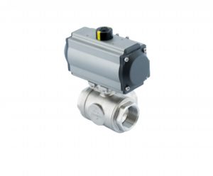 Pneumatic Three-way Ball Valve