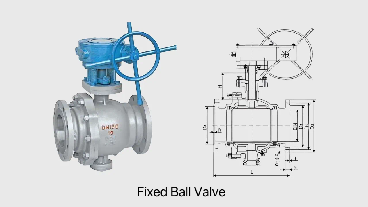 Fixed ball valve