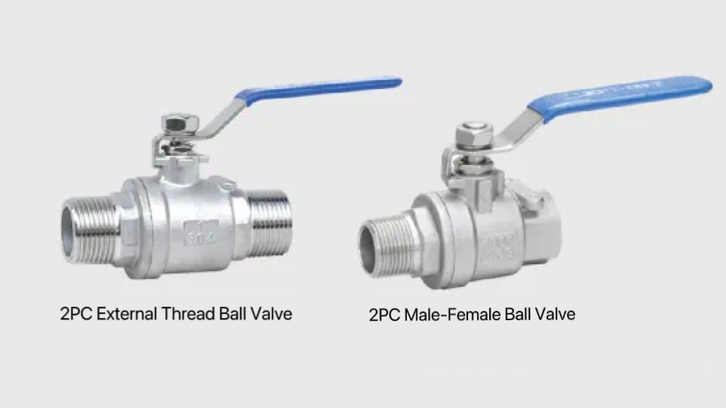 2PC Internal Thread Ball Valve